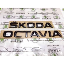 Черные эмблемы Skoda Octavia III A7 (2013-2020)